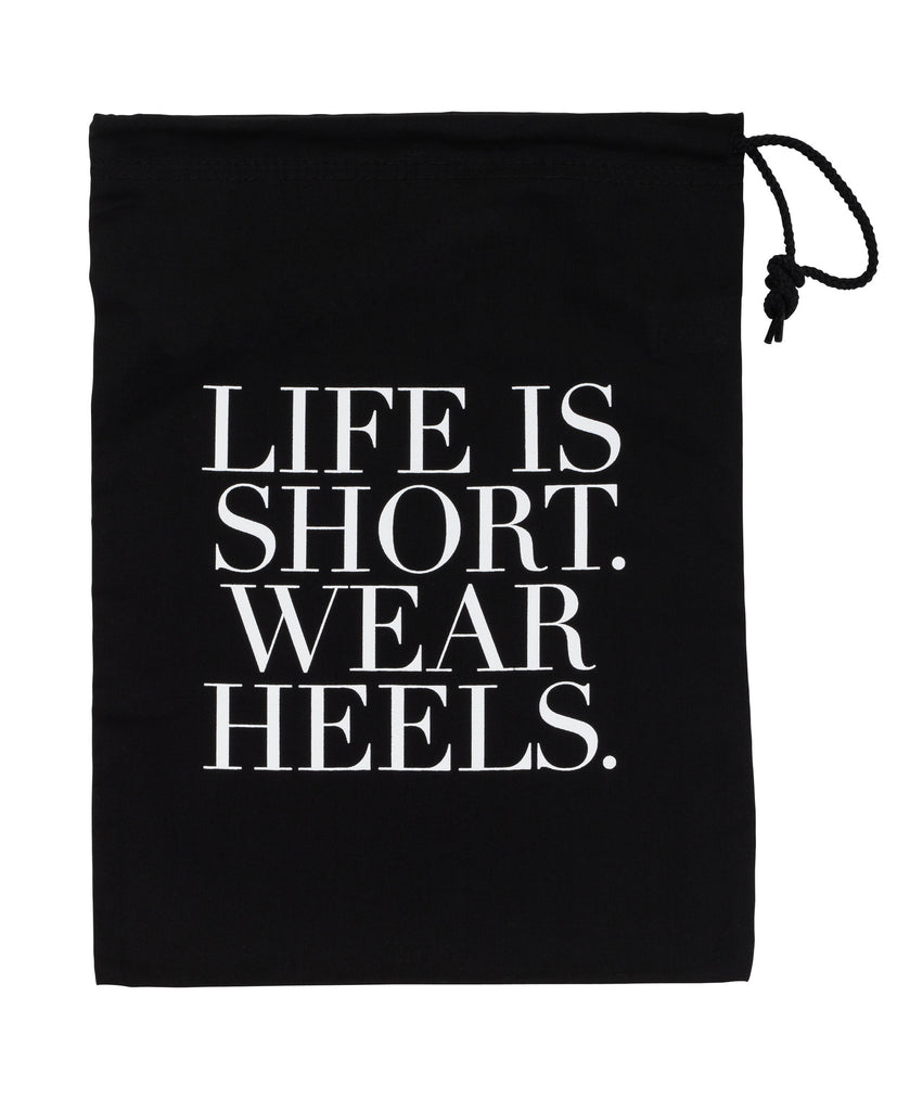 Shoe Storage & Travel Bag - Life Is Short. Wear Heels. - Save Your Sole